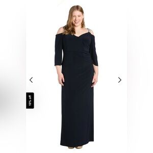 Elegant navy Evening Dress